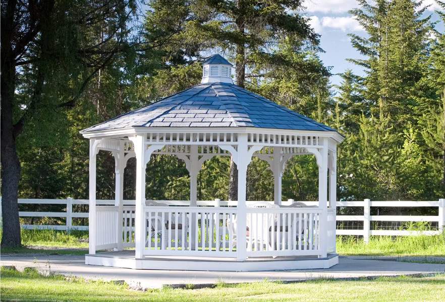 Large Gazebo With Capola