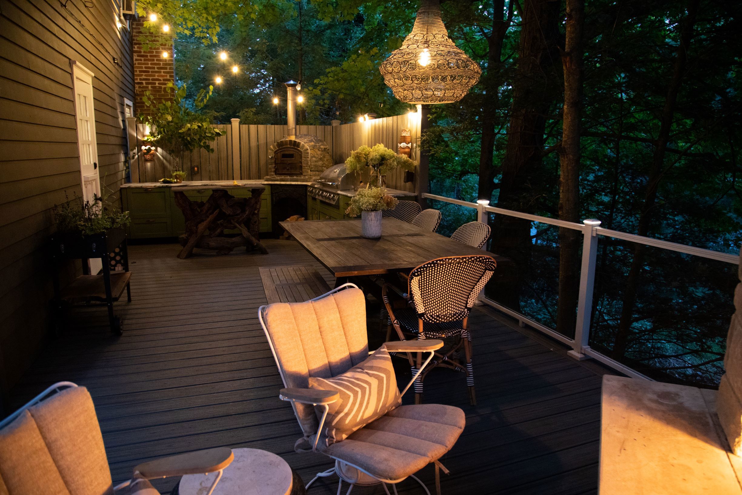 Hanging Deck Lights