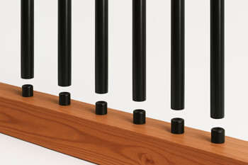 Install Baluster Connectors Between Rails