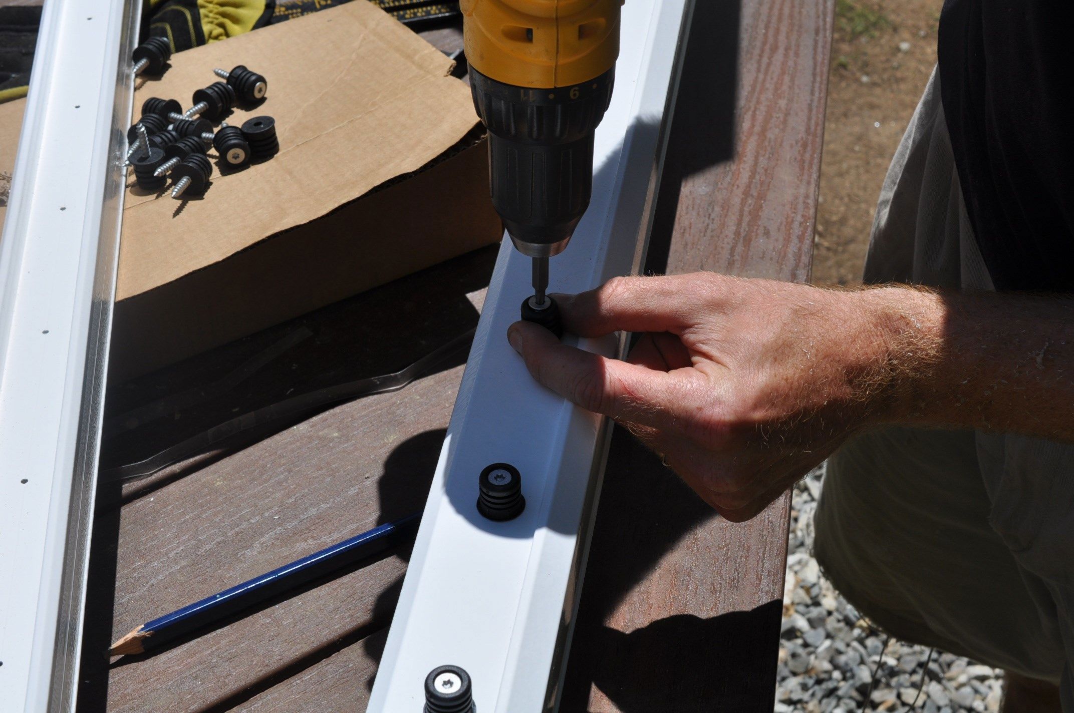 We sell baluster connectors.