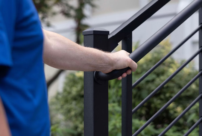 Hand On Deck Handrail