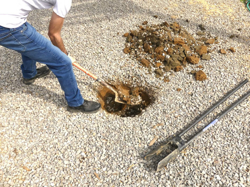 Step3 Dig The Footing Holes