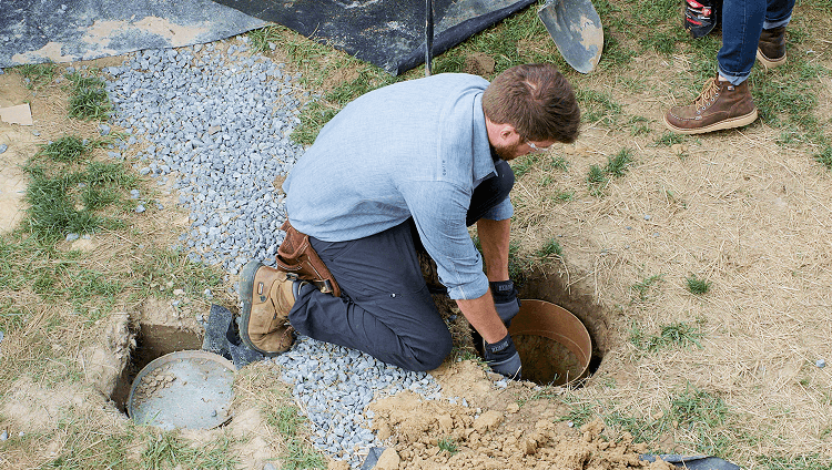 Image Deck Footing Articles Category Builder Installing Deck Footings 2X