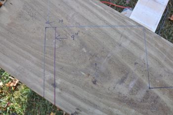 Adjust the top stair for the missing riser board.