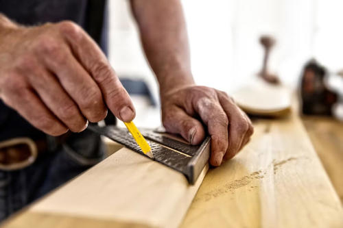 Marking Deck Post For Accurate Squaring