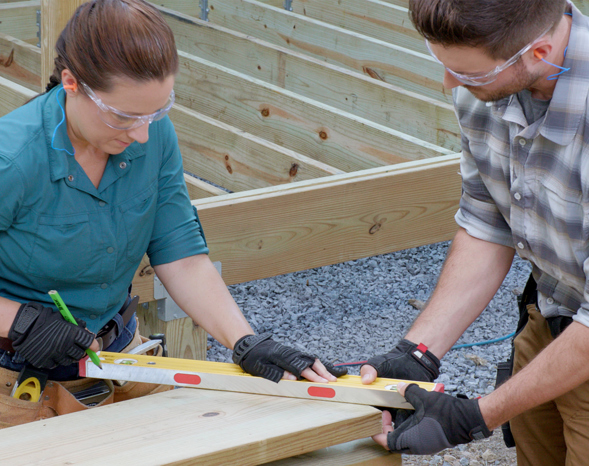 Install Build Deck Stairs Ch02 Step02 08
