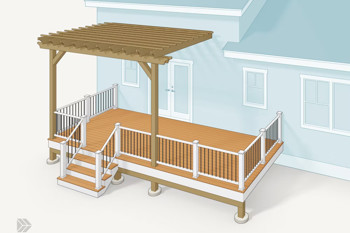 Pergola Style Roof