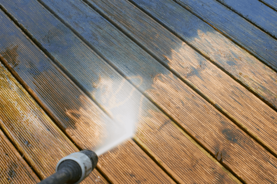 Power Washing Deck Min