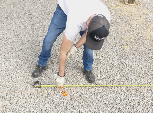 Step2 Lay Out And Mark Footing Locations