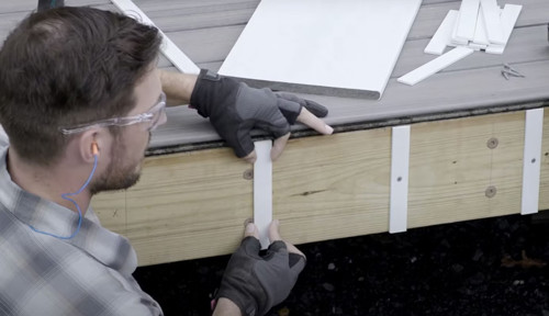 Run Fascia Flush With The Top Of The Deck Boards