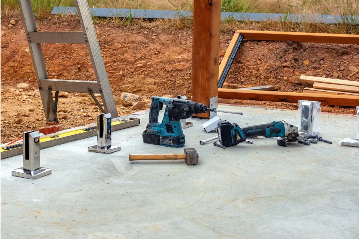 Foundation Slab And Tools