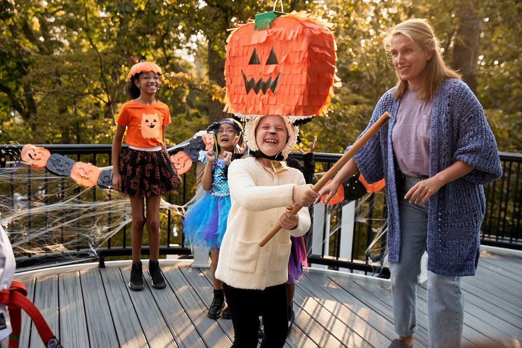 Kids Playing On Deck