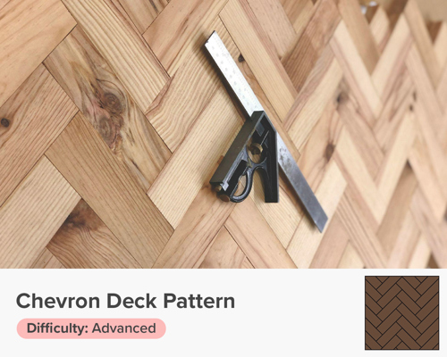 Chevron Deck Pattern