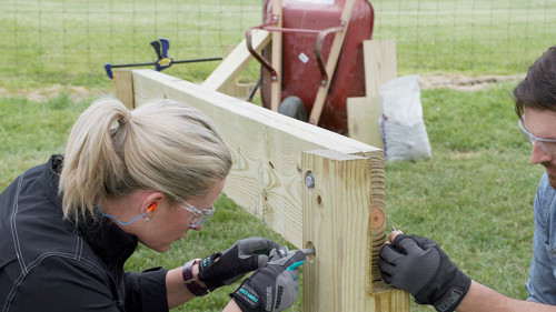 Installing Posts And Beams