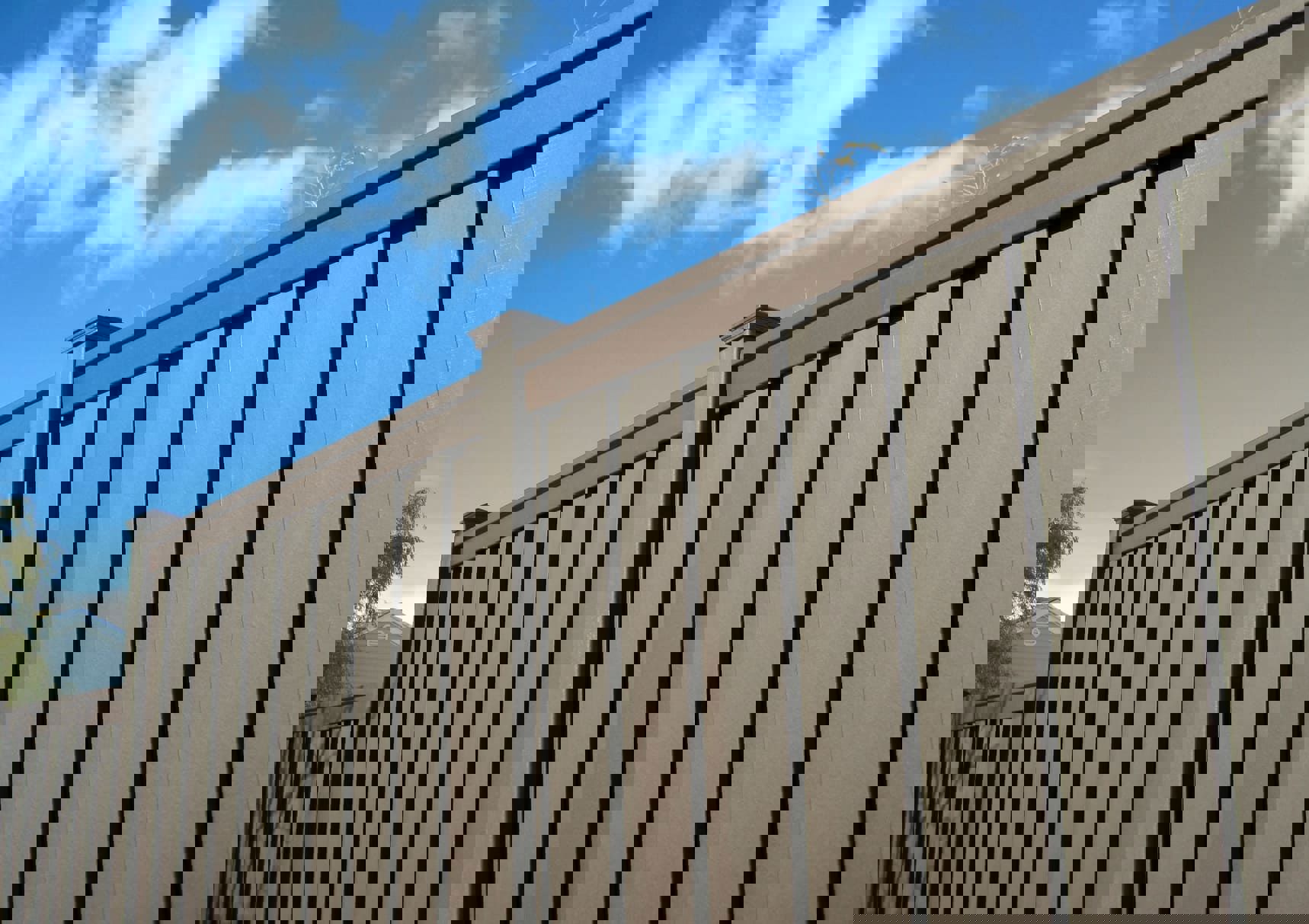 Close Up Privacy Fence