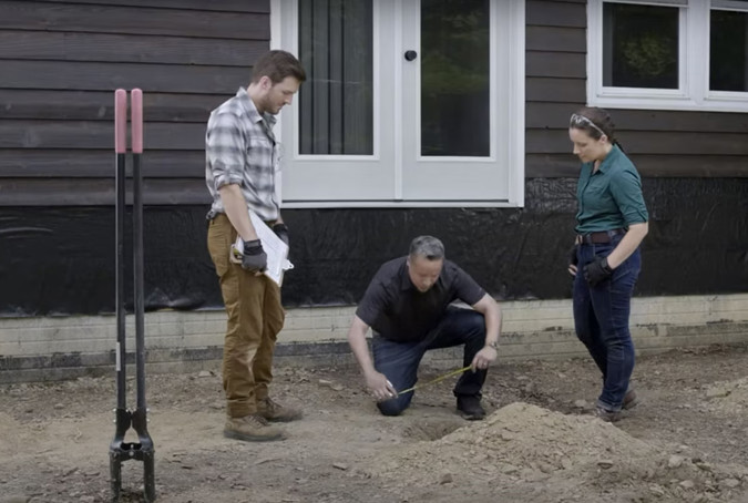 Measuring Post Holes