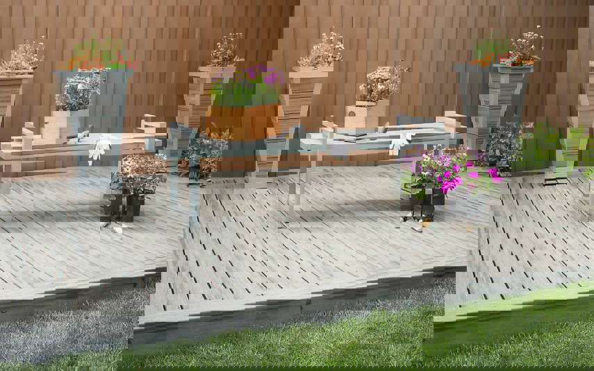 Planter box on a bench