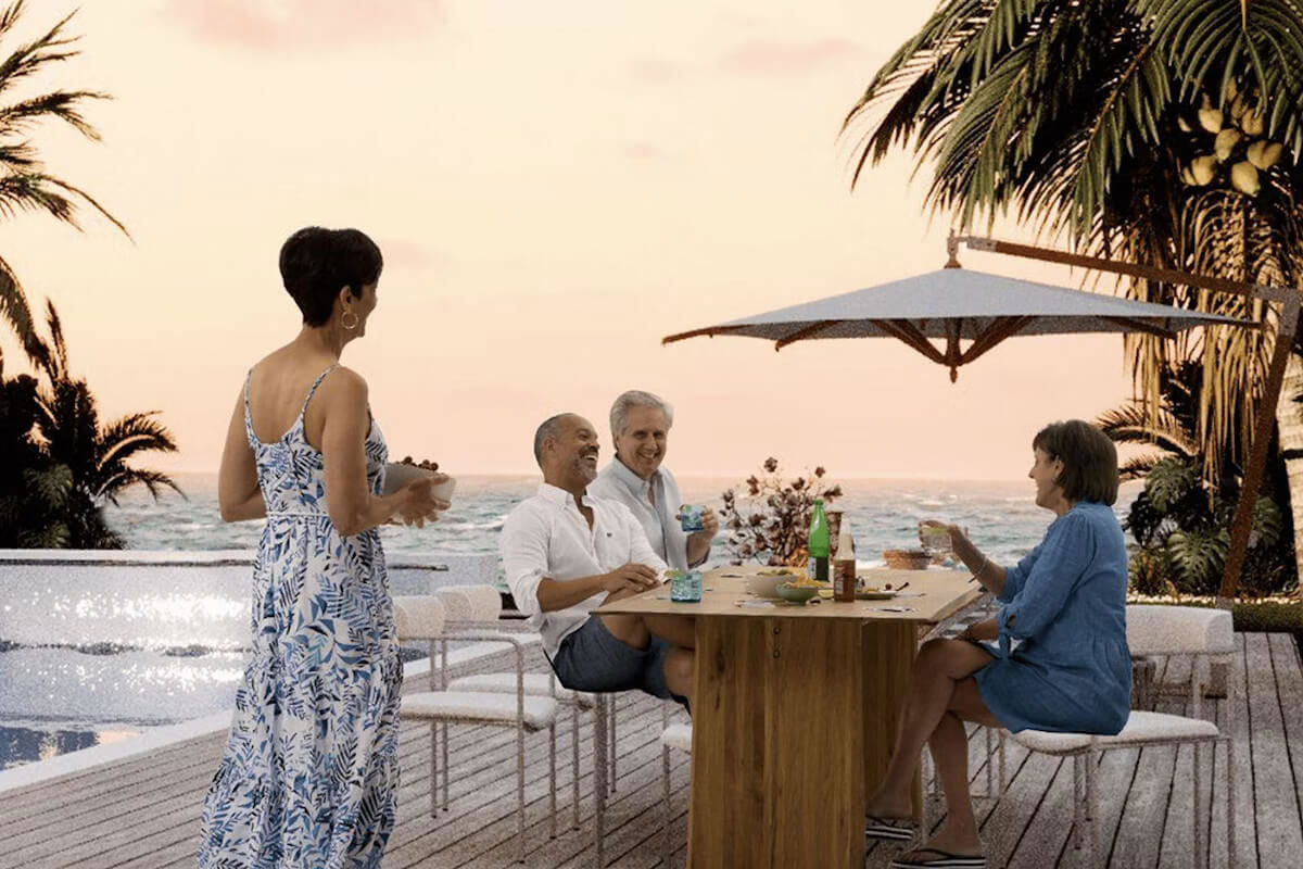 Celebration Central Beach Deck Gathering