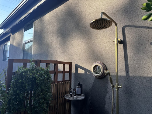 A Simple Outdoor Shower