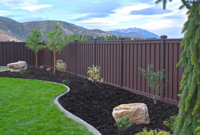 Fence With Mountain View