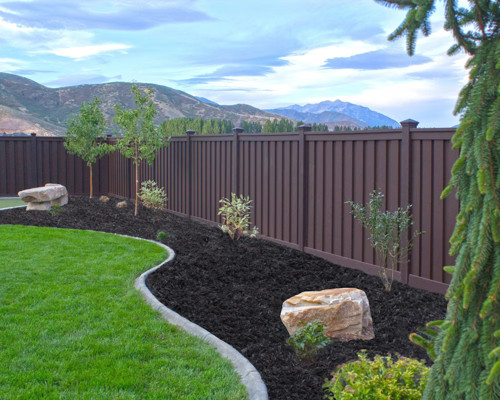 Fence With Mountain View