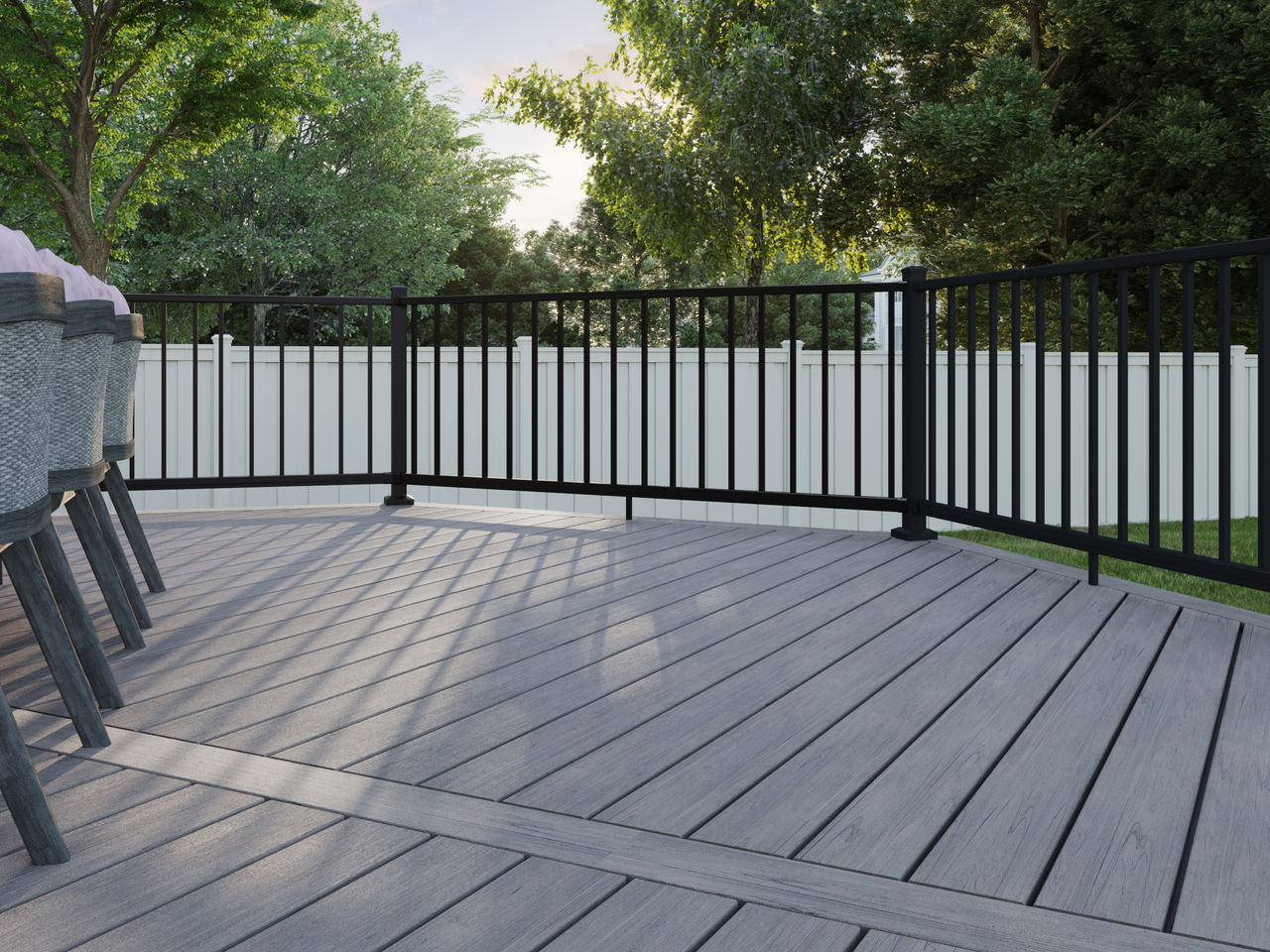 Black Aluminum Railing