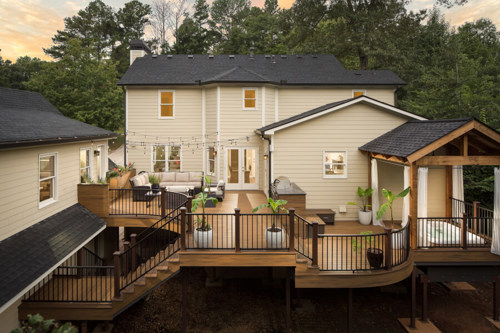 Roswell Newcastlebuilding Fascia Pergola Furniture Evening Hottub