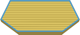 Diagram showing deck perimeter