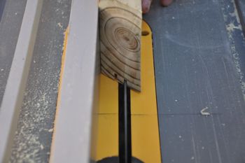 Creating a space to hide the wiring.