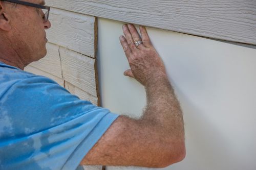 Slip flashing under siding