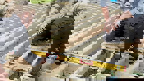 Sloping A Deck For Drainage