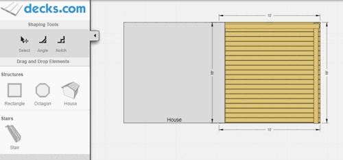 Image showing how to make joists run in opposite directions