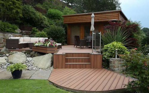 Rings Of Saturn Multi Level Wraparound Deck